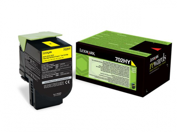LEXMARK Toner 70C2HY0 Yellow High Yield Return
