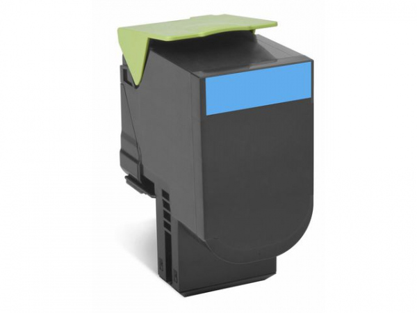 LEXMARK Toner 70C2HCE Cyan Return