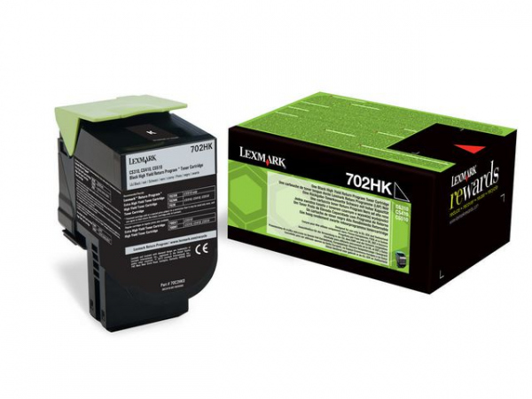 LEXMARK Toner 70C2HKE Black Return