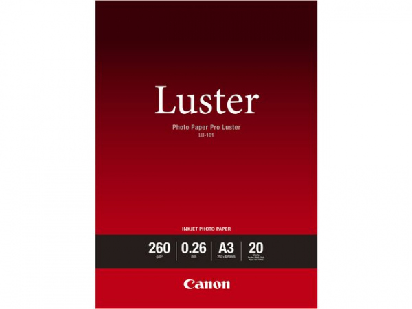 Fotopapir Canon Luster A3 260G (20 ark)