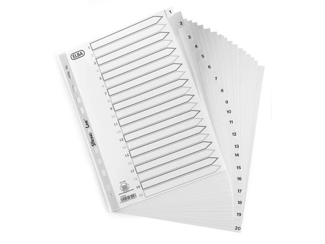BildeRegister Elba A4 Pp 1-12 Hvit