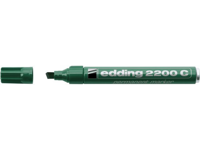 BildeMerkepenn Edding 2200 Skrå Grønn (10 stk)