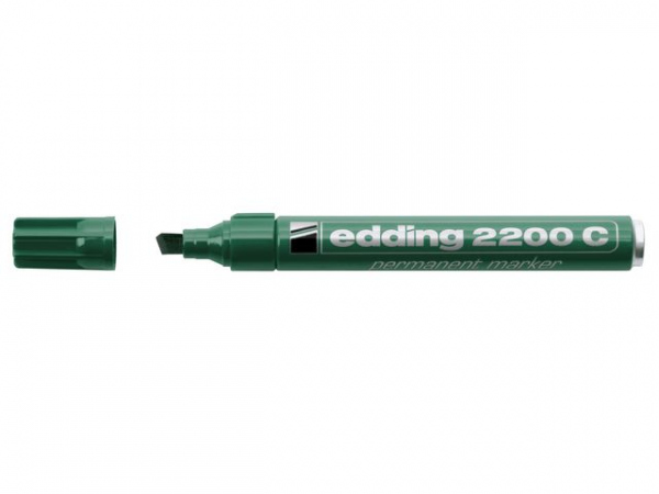 Merkepenn Edding 2200 Skrå Grønn (10 stk)