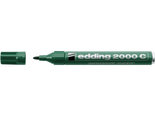 BildeMerkepenn Edding 2000 Rund Grønn (10 stk)