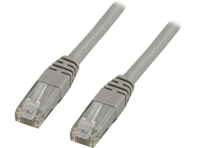 BildeKabel Deltaco Nettverk Cat6 10M Grå