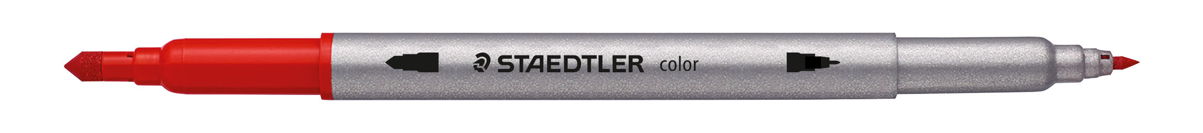 STAEDTLER Fiberpen tusjer dobbel spiss grunnfarger assortert