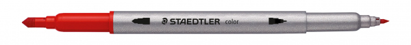 STAEDTLER Fiberpen tusjer dobbel spiss assortert (12)