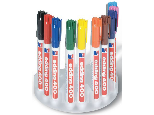 BildeMerkepenn Edding 400 Sort (10 stk)