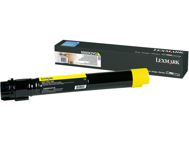 BildeToner Lexmark X950X2Yg 22K Gul
