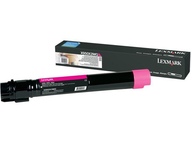 BildeToner Lexmark X950X2Mg 22K Rød