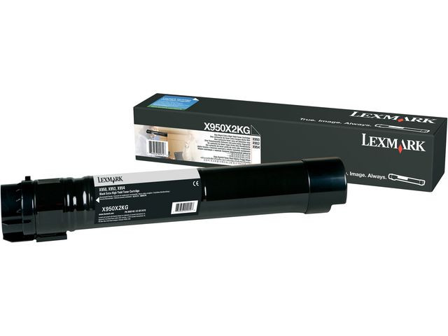 BildeToner Lexmark X950X2Kg 32K Sort