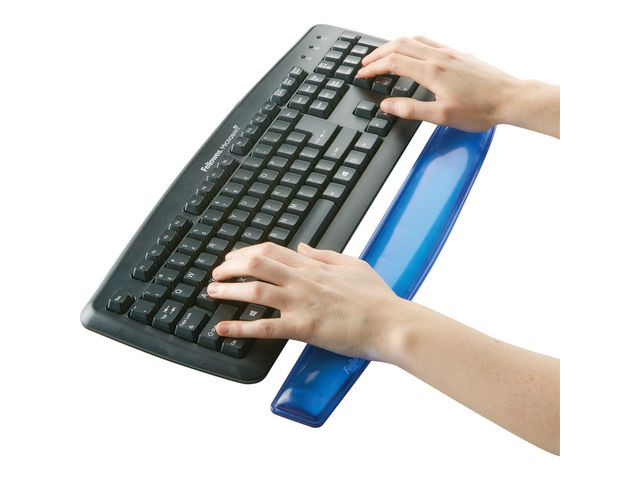 BildeHåndleddstøtte Fellowes Crystal Gel Blå