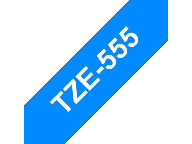BildeTape Brother Tze-555 24Mm Hvit/Blå