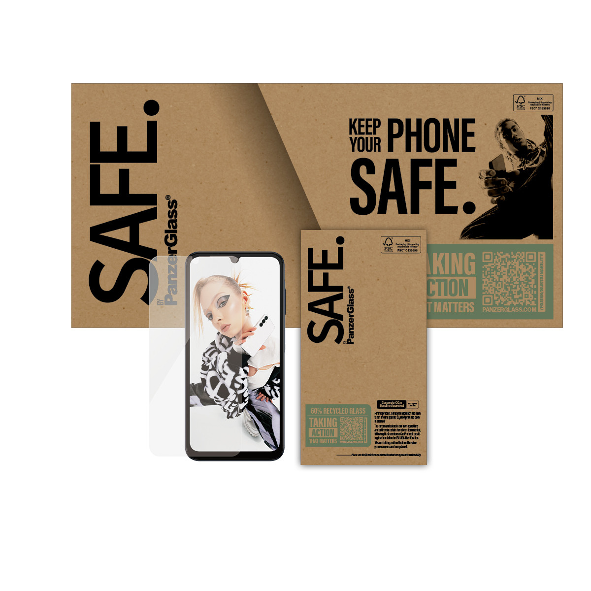 SAFE Screen Protector Galaxy new A25 5G UWF
