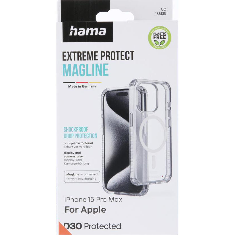 HAMA Extreme Protect MagCase iPhone 15 Pro Max Transparent