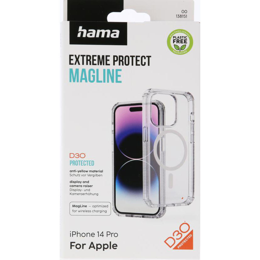 HAMA Extreme Protect MagCase iPhone 14 Pro Transparent