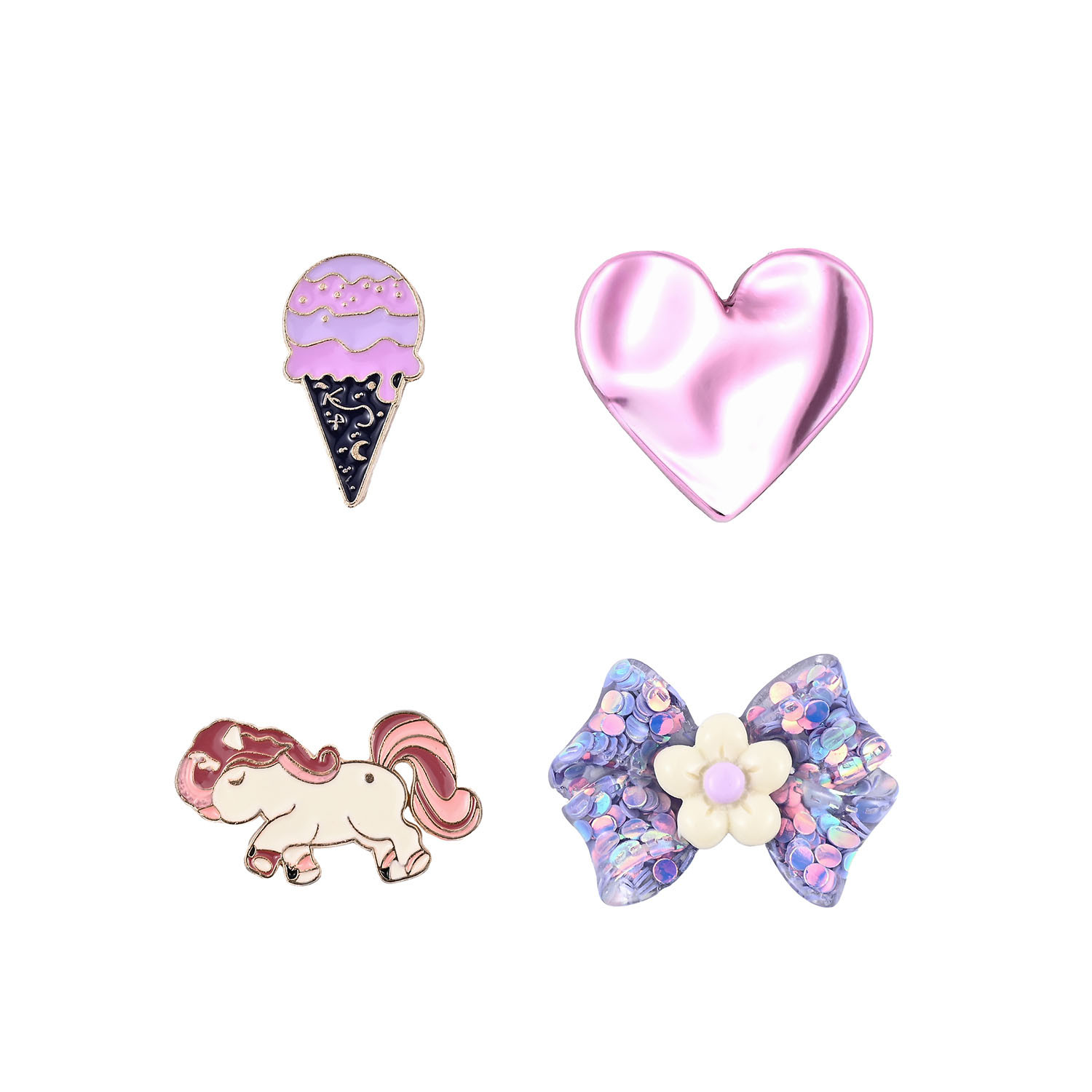 BildeONSALA Pimp your Phone Set.1 Metal and Plastic Charms 4pcs