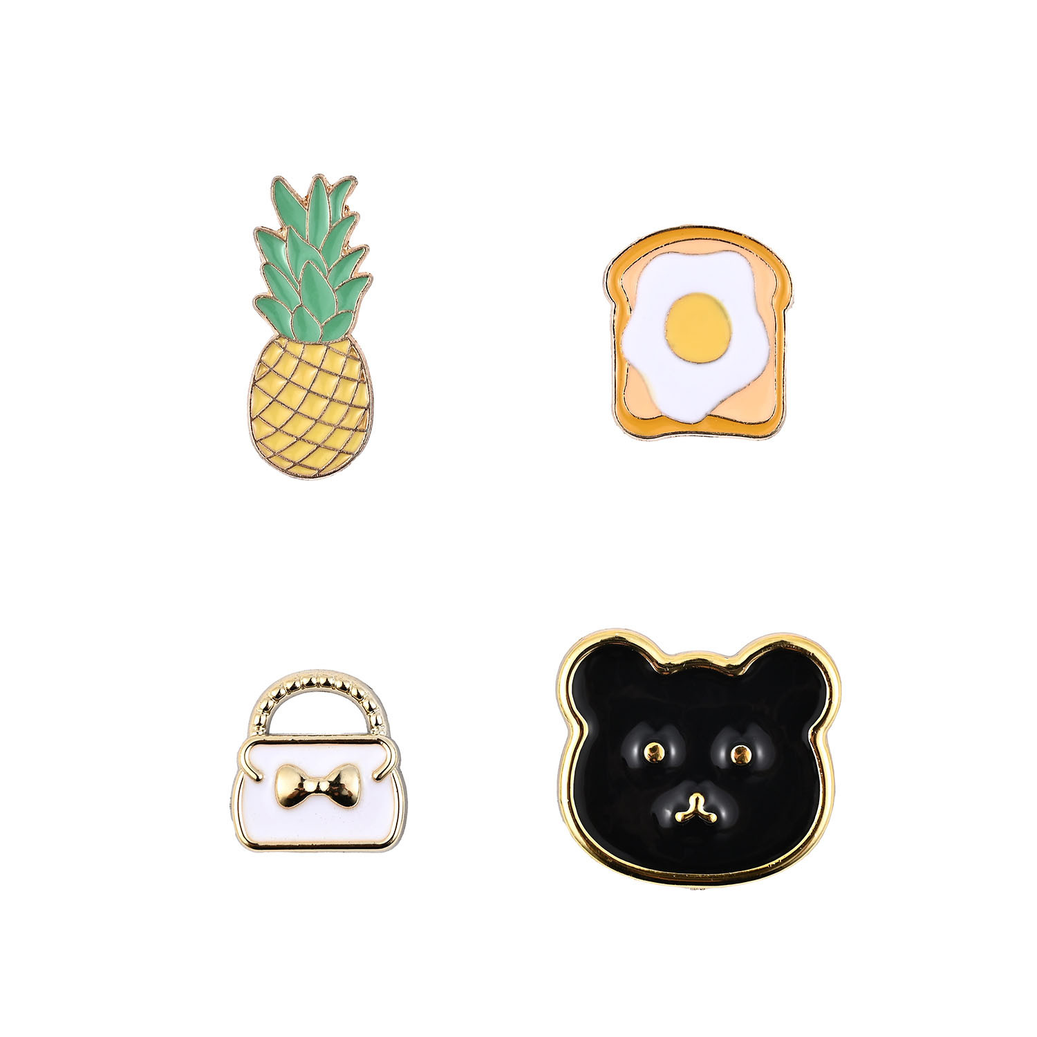 BildeONSALA Pimp your Phone Set.2 Metal and Plastic Charms 4pcs
