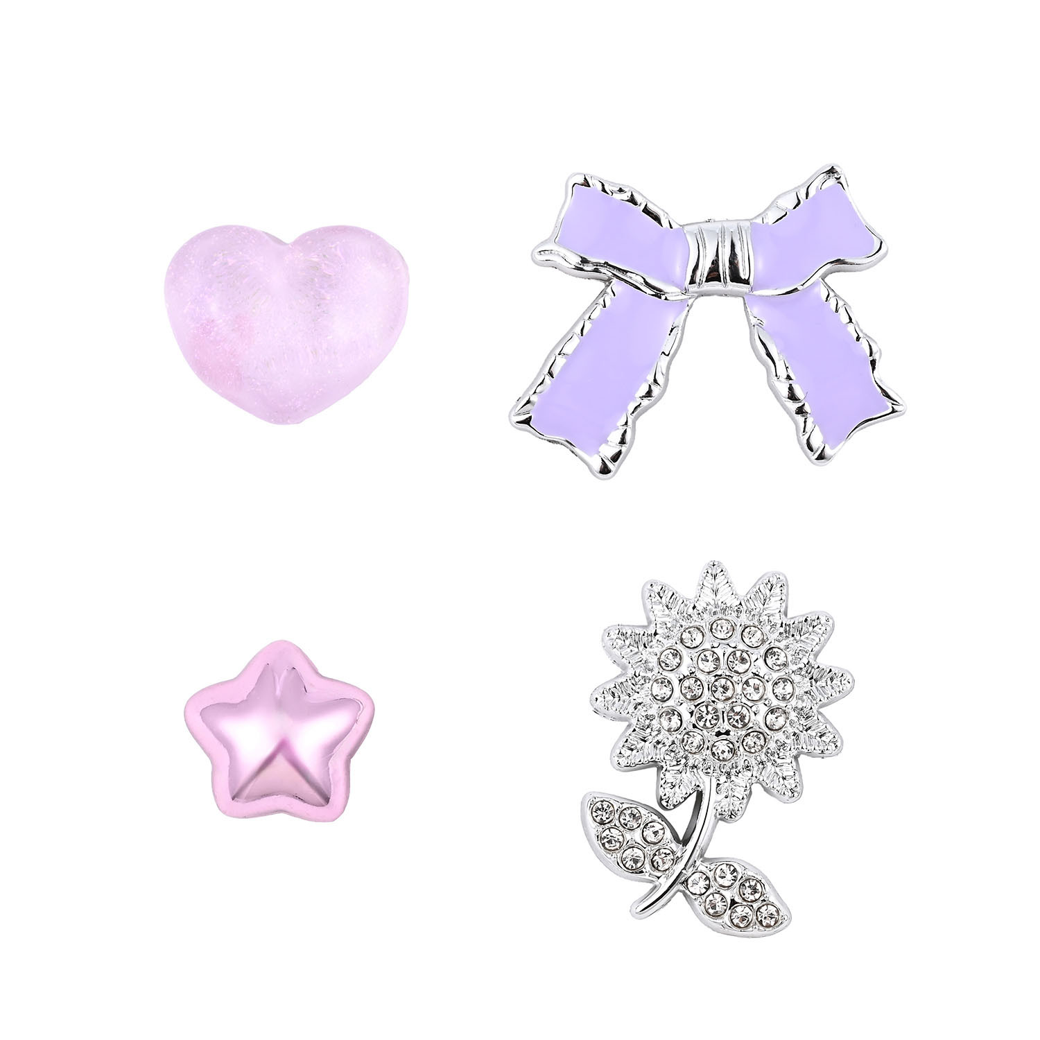 BildeONSALA Pimp your Phone Set.9 Metal and Plastic Charms 4pcs