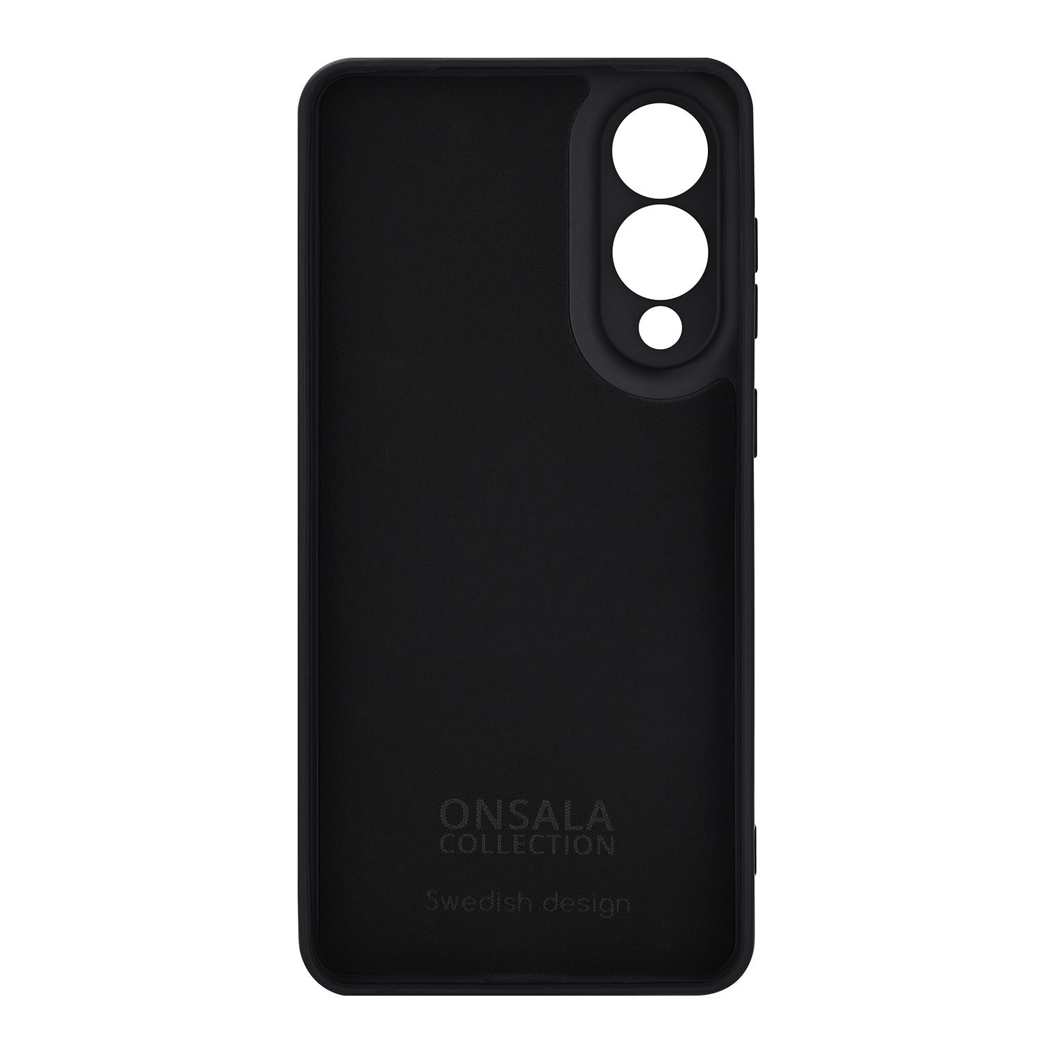 BildeONSALA Back Silicone Touch Recycled Samsung Galaxy S25 Edge Black