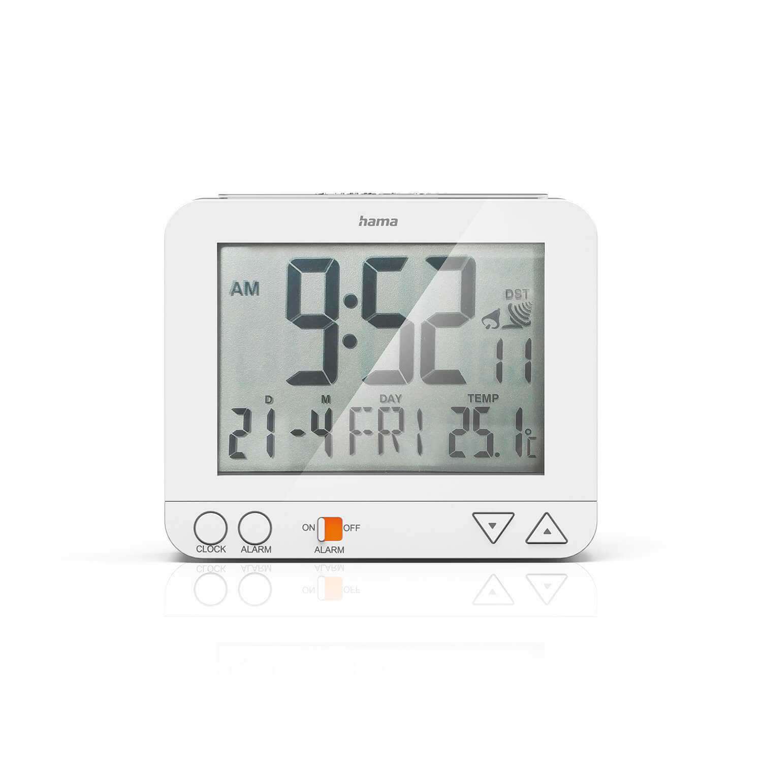 HAMA Alarm Clock RC550 Radio White