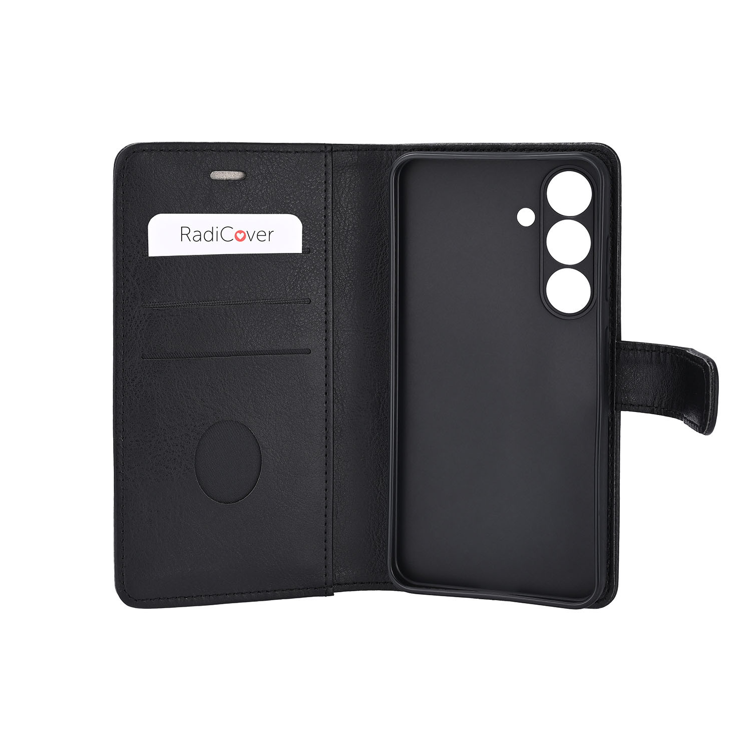 RADICOVER Flipcov Anti Radi RFID 3 card Samsung S25 5G Black PU