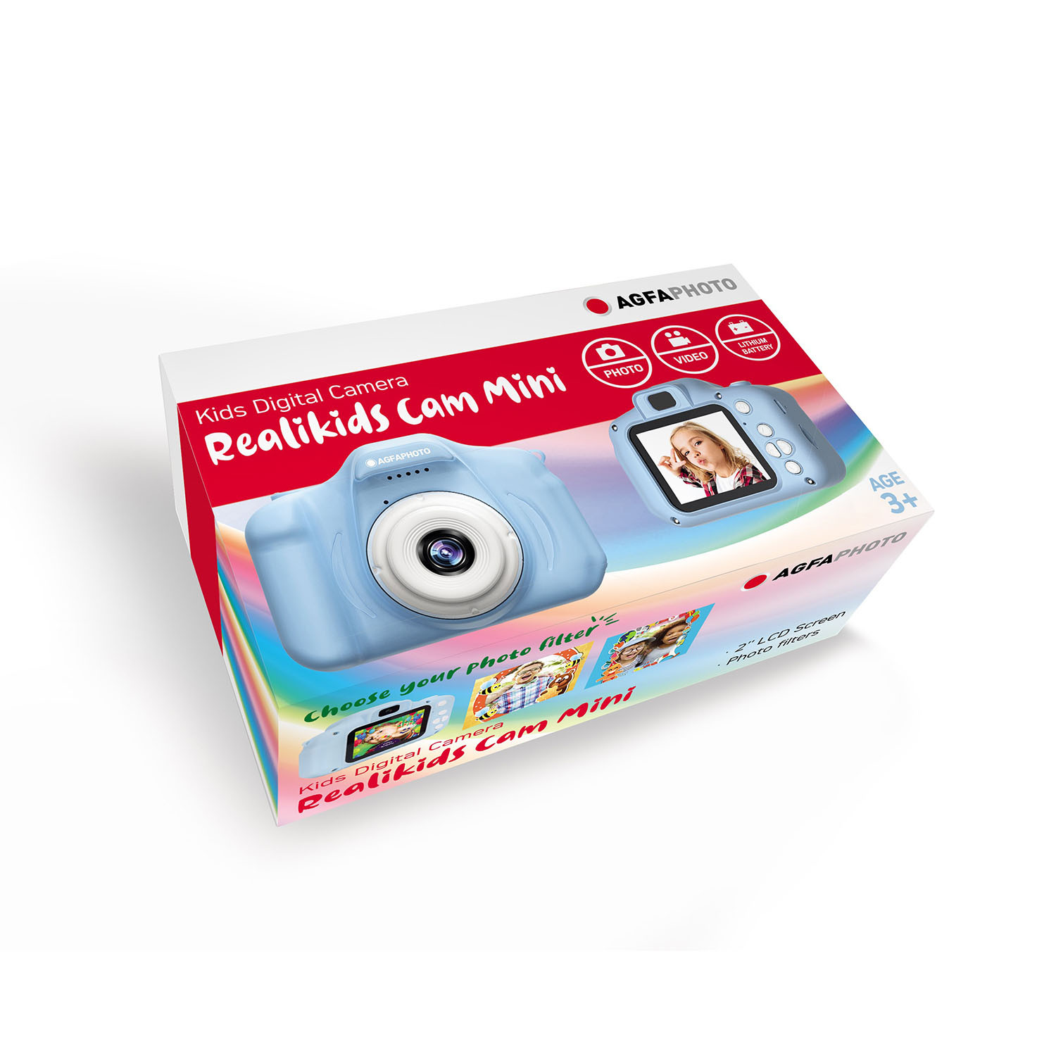 AGFAPHOTO Childrens Camera Realikids Cam Mini Blue