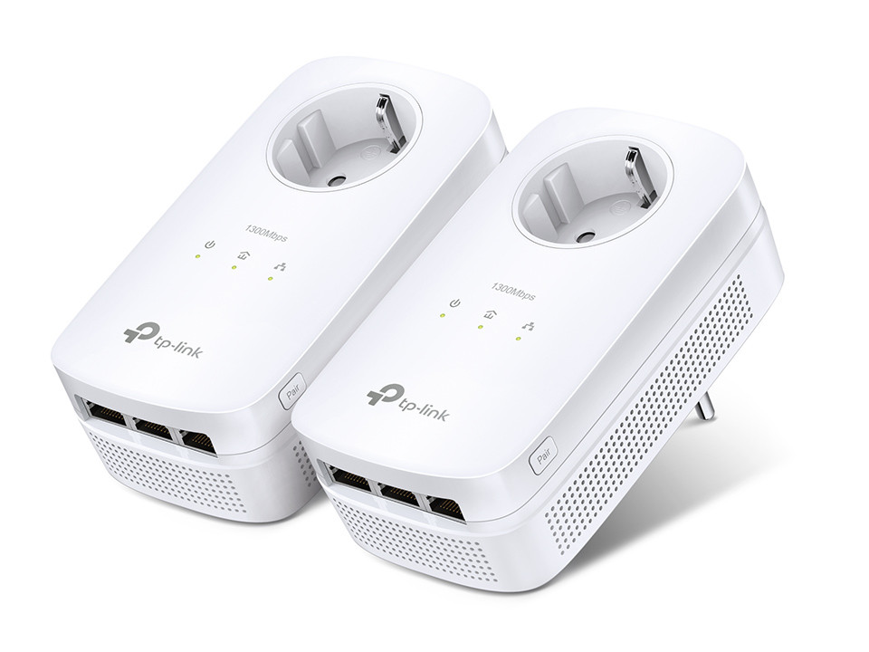 BildeTP-LINK AV1200 3-Port Gigabit Passthroug