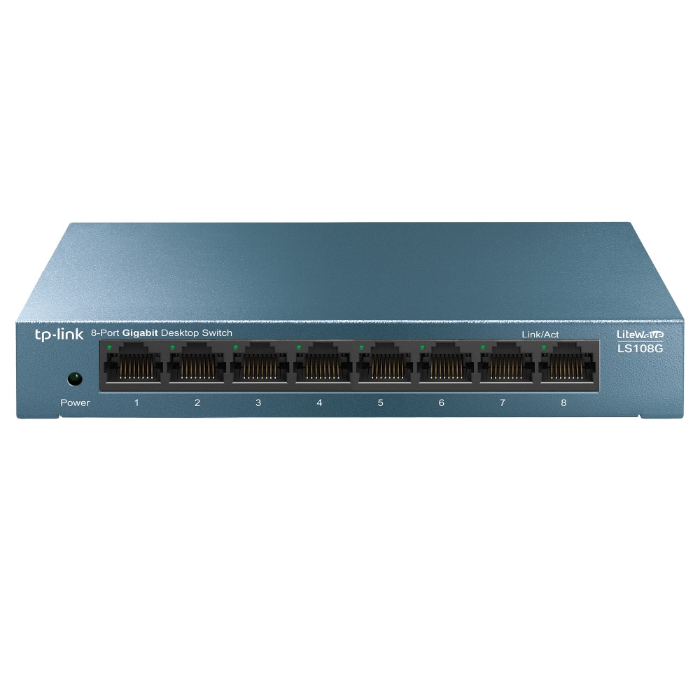 BildeTP-LINK LS108G LiteWave 8-Port Gigabit Desktop Switch