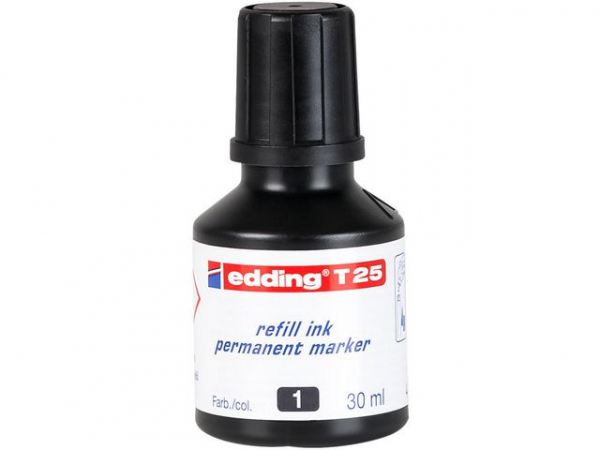 Refill Edding T25 Perman. Merkepenn Sort