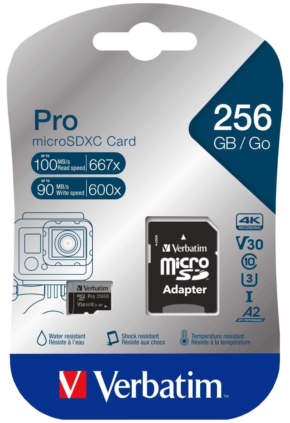BildeVerbatim MICRO SDXC CARD PRO U3 C10 A2