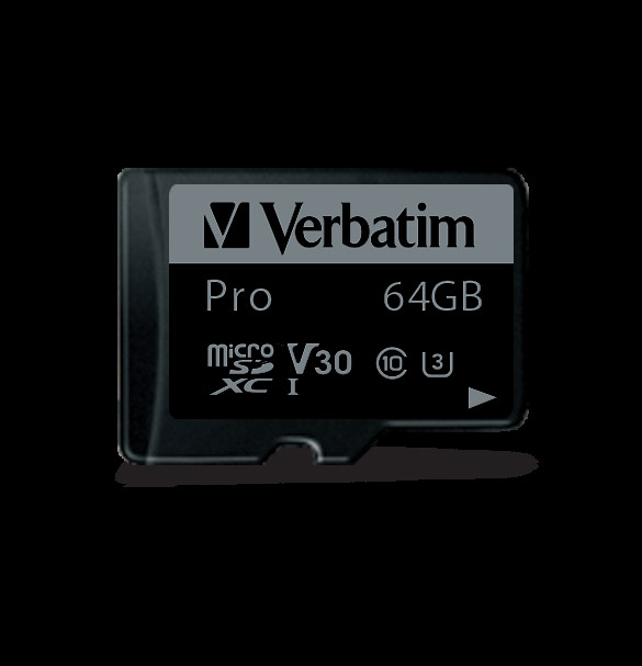 Verbatim MICRO SDXC CARD PRO U3 C10 A2 