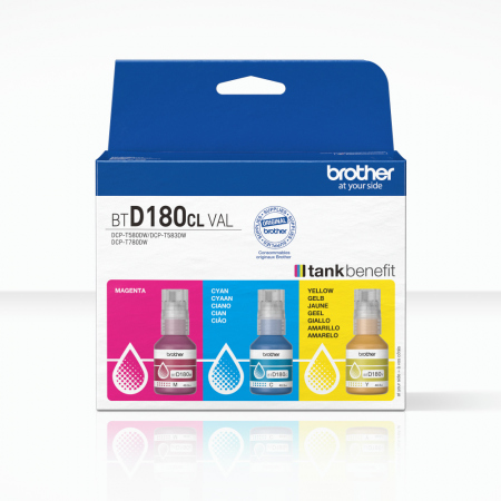 CMY value pack ink, 3 bottles, each 5K