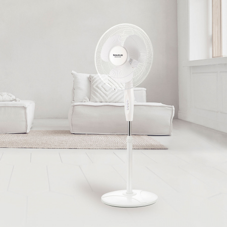 TAURUS Stand Fan 40cm GRECO 16CR Pure White