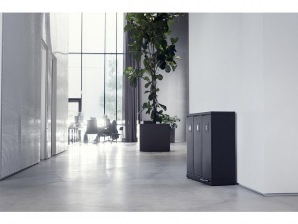 Avfallsbeholder Bica 973 3X65L Antrasitt