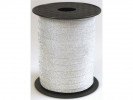 Gavebånd Glitter Sølv 100M X10Mm