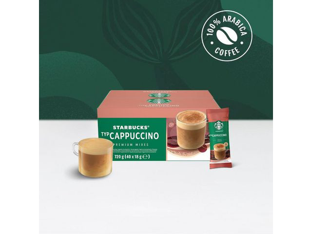 BildeKaffe Starbucks Cappuccino (40 stk)