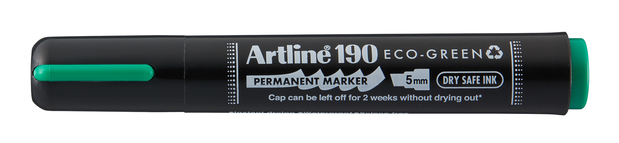 Artline ECO-GREEN 190 2.0-5.0mm Dry Safe Grnn