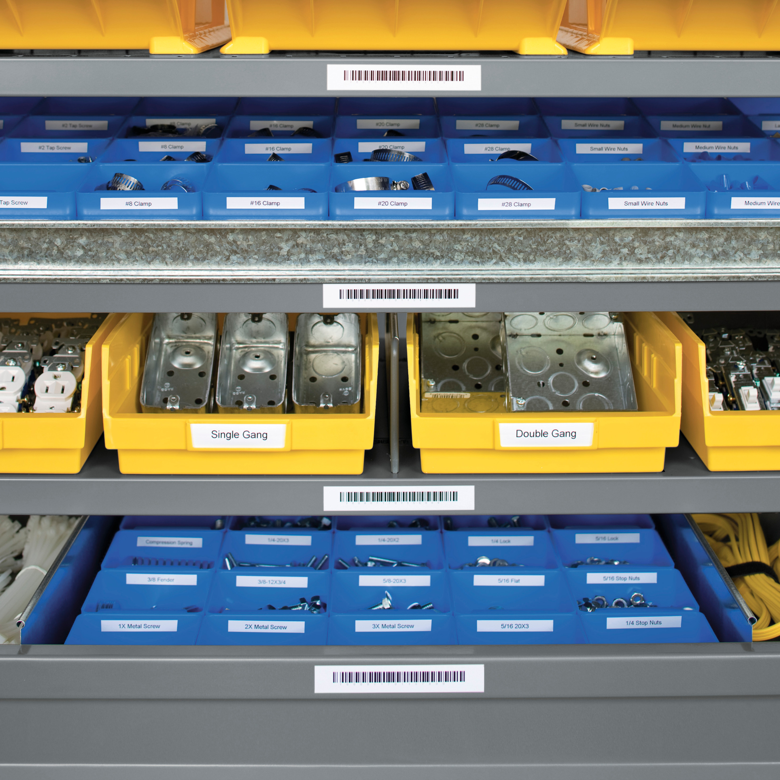 Tape Vinyl Sort p� Hvit 19mm 5.5m