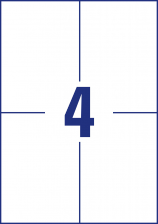 AVERY C32252-25 Insert f/name badges printable 105x148mm (10