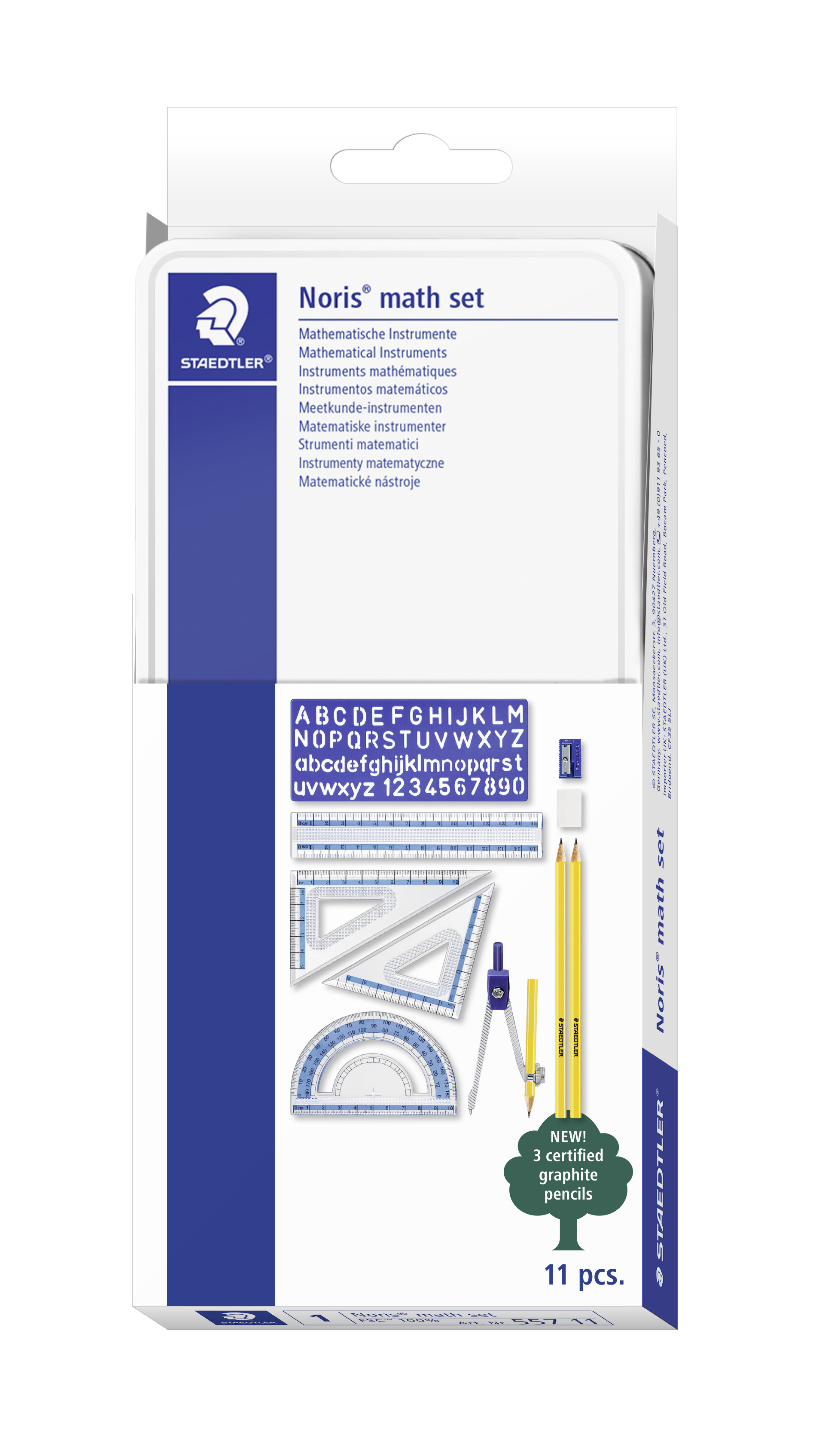 Bilde STAEDTLER Matematikksett i metallboks assortert (11)