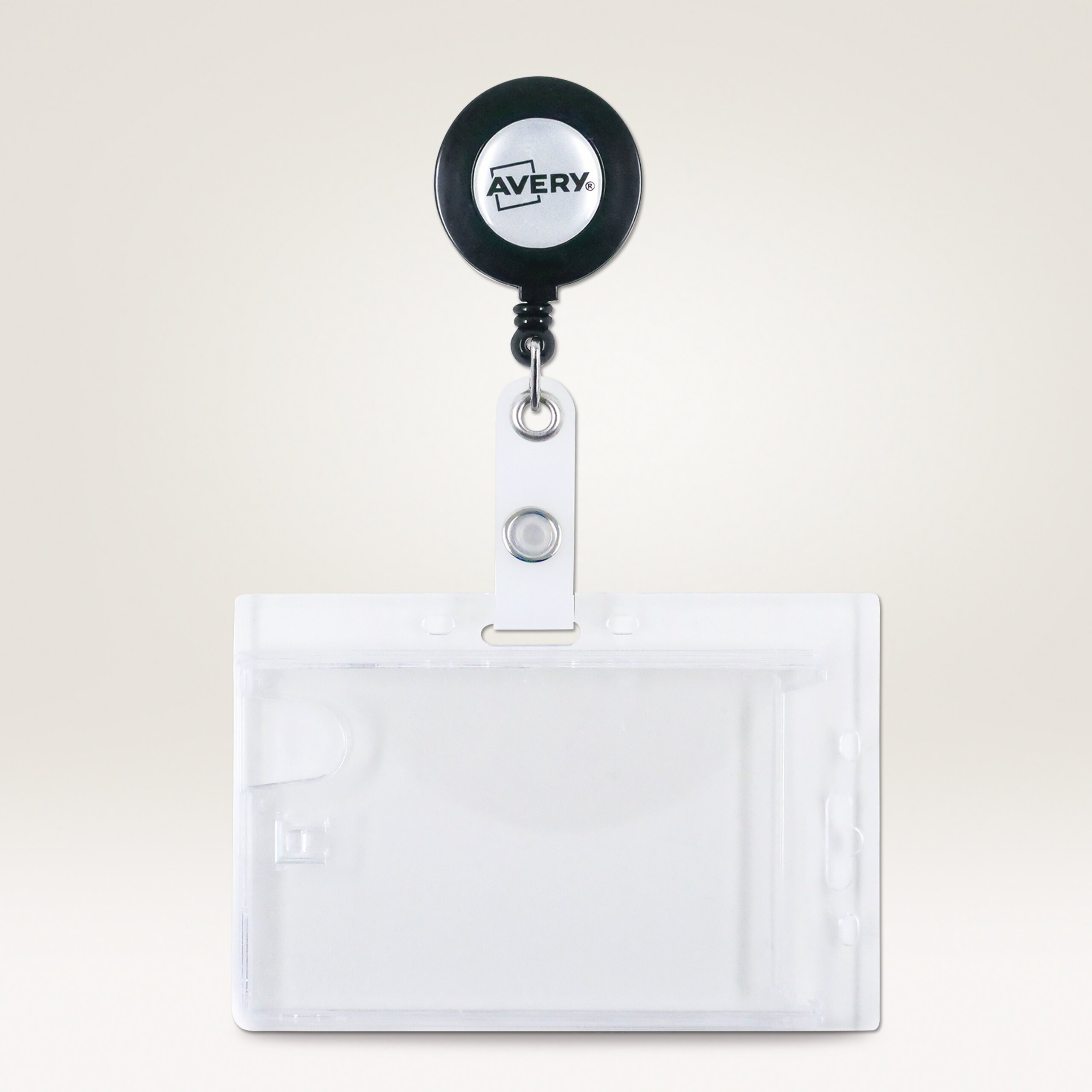 BildeAVERY 4827 Card holder f/2 cards w/reel 54x90mm (10)