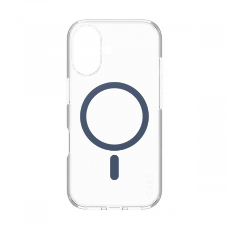 CARE iPhone 16 Flagship Deksel Transp. Bl MagSafe