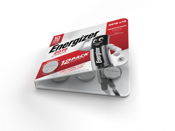 Batteri Energizer Lithium Cr2016 (12 stk)