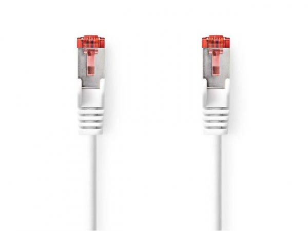 Kabel Nedis Nettverk Cat6 10M Hvit