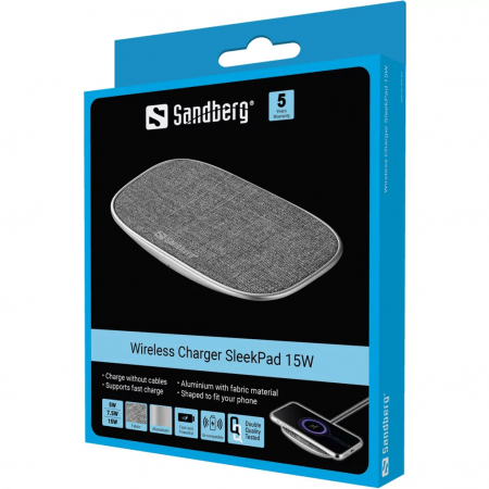 SANDBERG Wireless Charger Deck 15W