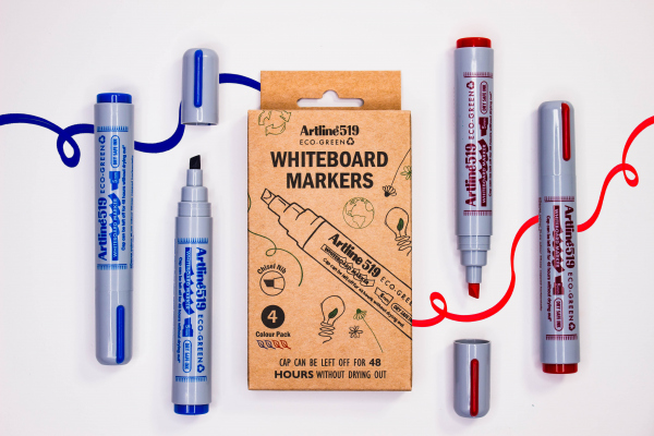 Artline 519 ECO-GREEN Whiteboard blue red (4)