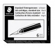 Fountain pens ink cartridges black (6)