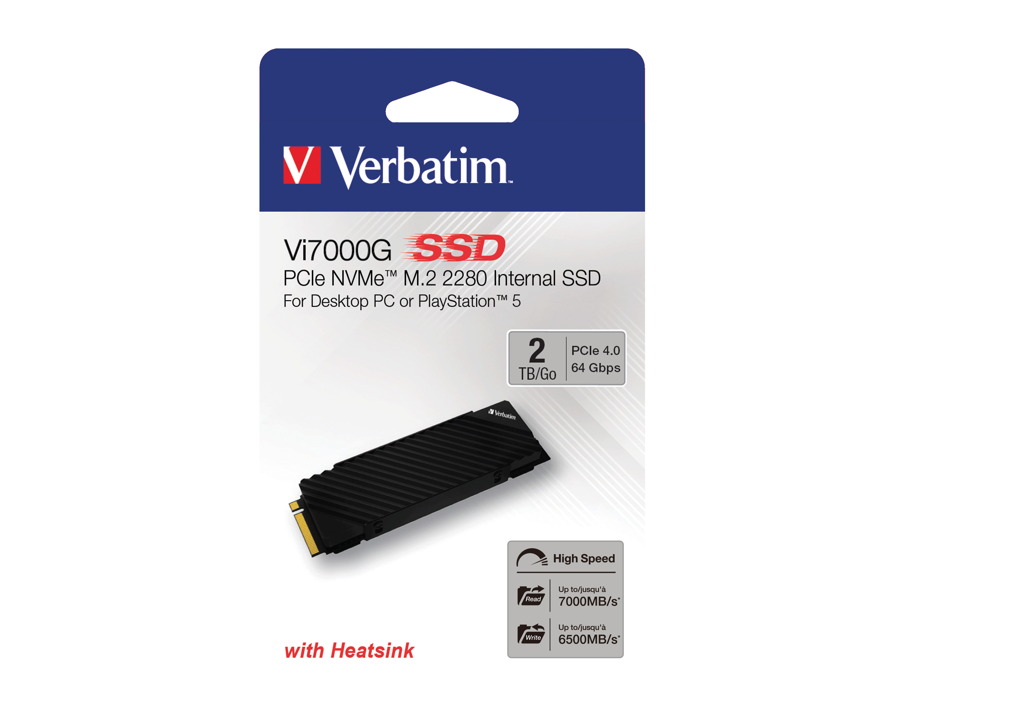 VERBATIM VI7000G PCIE NVME M.2 SSD 2TB