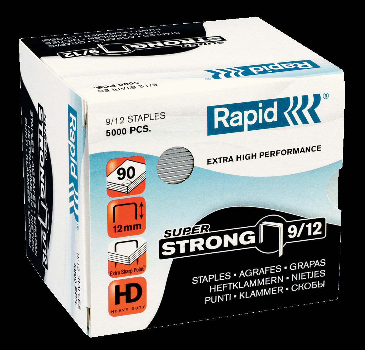 RAPID Häftklammer SuperStrong 9/12 5000 